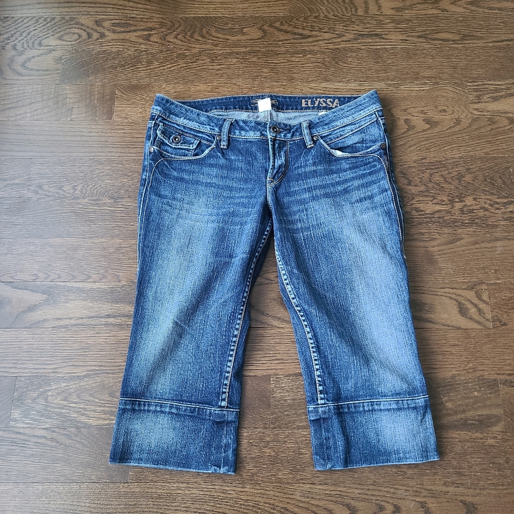 Silver jeans Elyssa Women's Blue capri Jeans Size 32